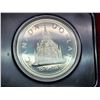 Image 2 : 1876-1976 "Library of Parliament", Canadian silver dollar, in black clamshell case