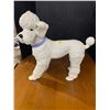 Image 1 : White porcelain poodle dog 20in tall