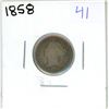 Image 1 : 1858 Canadian 10 cent silver coin