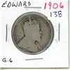 Image 1 : 1906 Canadian Silver 50 Cents. King Edward VII. Key Date. G-6.