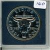 Image 1 : 1982 Regina Centennial Silver Dollar. 100th Anniversary of Regina. Popular bison skull. Specimen-65.