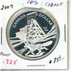 Image 1 : 2003 Cobalt Silver Dollar. 100th Anniversary of a miner who threw his hammer at a fox, missing the f