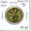 Image 1 : 1969 – 2019 Equality Loonie Dollar. 50th Anniversary of the decriminalization of homosexuality in Ca