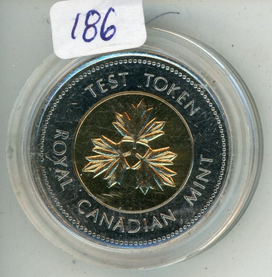 Mint Testing Sign Royal Canadian Mint Test Token Toonie. Issued for Testing. MS-63 ...