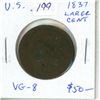 Image 1 : U.S. 1837 Large Cent. VG-8.