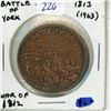 Image 1 : Battle of York bronze medal. Issued in 1963 to mark the centennial of this famous battle in the War 