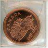 Image 2 : 1867 – 1967 Moose Jaw Coin Club bronze medal that celebrates the 100th Anniversary of Canada. Engrav
