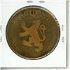 Image 2 : Scotland. Bronze medal depicting piper & 2 dancers/Scottish lion. Uncirculated.