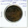 Large Canterbury & Whitstable Railway Company 1825 medal.