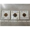 Image 1 : Lot of 3 USA Indian Head Cents