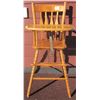 Image 1 : Vintage wooden highchair/removable tray