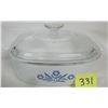 Image 1 : VIntage Corningware Cornflower casserole/lid 2 litre A-2-B a-q-c lid