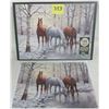 Image 1 : Cobble Hill winter trio 1000 pce jigsaw puzzle/9x12 poster