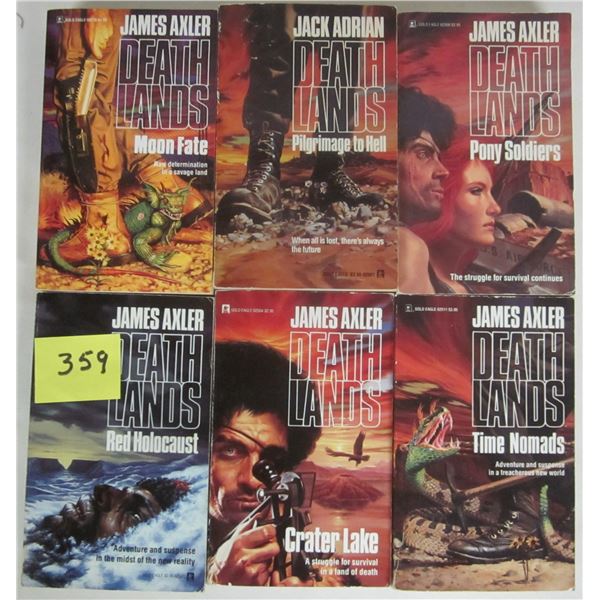 6 James Axler Deathlands Sci-fi futuristic paper backs