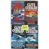 Image 1 : 4 Clive Cussler action adventure paperback novels
