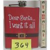 Image 1 : New mini alcohol flask " Dear Santa - I want it all"