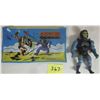 Image 1 : Vintage 1983 He-Man Skeletor action figure & pencil case