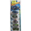 Image 1 : 5 New sealed Hot Wheels 4 tooned - 1 hatchbacks