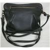 Image 2 : 12"x10" Blk leather MATT & NAT handbag/adjustable shoulder strap