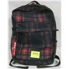 Image 1 : LEVIS 14"x10" plaid back pack