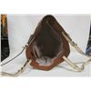 Image 3 : 11"x10"x5" brown leather MICHAEL KORS hand bag purse retails 129.99