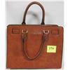 Image 4 : 12"x10"x4" Brown leather MICHAEL KORS hand bag purse & shoulder strap