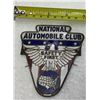 Image 1 : Porcelain National Auto Club Radiator Emblem