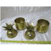 Image 2 : 2 pineapple metal cups