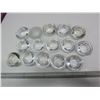 Image 1 : 14 vintage glass candle tealight holders