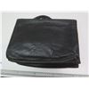 Image 3 : leather office messenger bag (black)