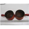 Image 2 : orange ceramic soup bowls