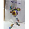 Image 2 : Art/folk art wooden fish mobile handmade and painted