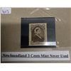 Image 1 : newfoundland 3 cents mint never used