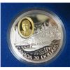 Image 1 : 1991 $20 de Havilland Beaver. Famous Bush plane. Sterling Silver with 24-karat gold plating on Cameo