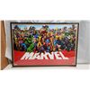 Image 1 : Approx 22x34 framed Marvel poster