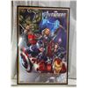Image 1 : Approx 22x34 framed Avengers poster