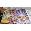 Image 1 : 22x34 2 poster Mickey Mouse Pluto plus Disney kids vintage poster