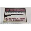 Image 1 : 11 3/4 x 8 inch tin sign " 12 Gauge"