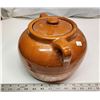 Image 2 : Large Medalta Bean Crock EUC
