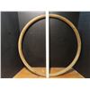 Image 2 : antique wooden bike wheel 25"