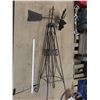 Image 4 : steel windmill decorative yard or home piece