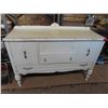 Image 1 : large hutch great shape painted white