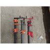 Image 2 : set of pipe clamps extra long 3 pieces