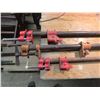 Image 1 : set of 5ft pipe clamps