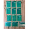 Image 2 : O-Pee-Chee lot of 12 1976-77 hockey cards with marked team lists and check lists. Lorne Henning from