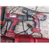 Image 3 : 3 Milwaukee wireless drills, light, batteries and chargers