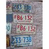 Image 2 : lot of vintage license plates