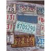 Image 3 : lot of vintage license plates