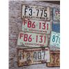 Image 4 : lot of vintage license plates