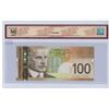 Image 2 : 2004 Graded Canadian 100 dollar bill - Jenkins/Dodge - Prefix EJG 5616511 - BCS-UNC 50
